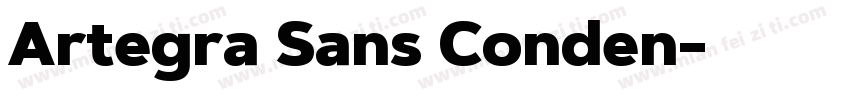 Artegra Sans Conden字体转换